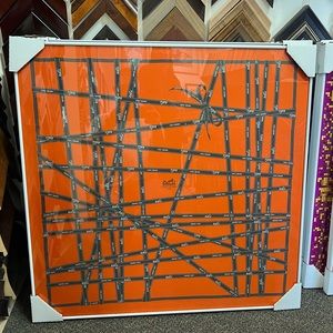 Hermes Bolduc (VTG) 90 cm Scarf / Professionally Framed